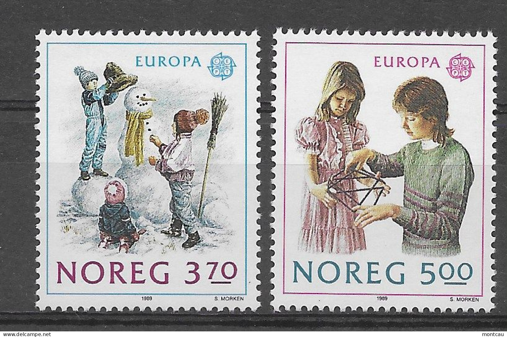 Norge 1989.  Europa Mi 1019-20  (**) - 1989