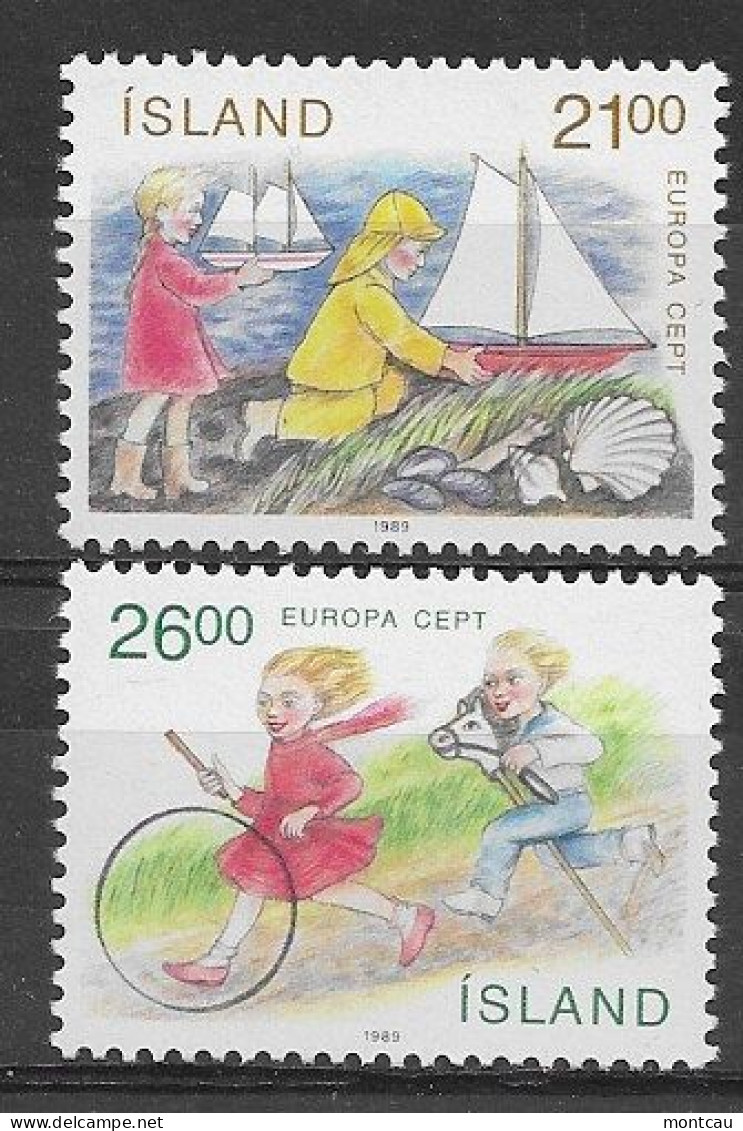 Iceland 1989.  Europa Mi 701-02  (**) - 1989