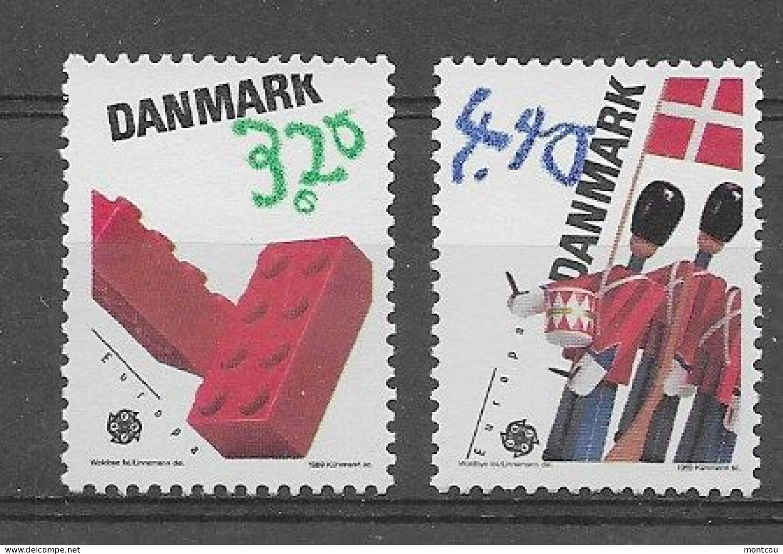 Danmark 1989.  Europa Mi 950-51  (**) - 1989