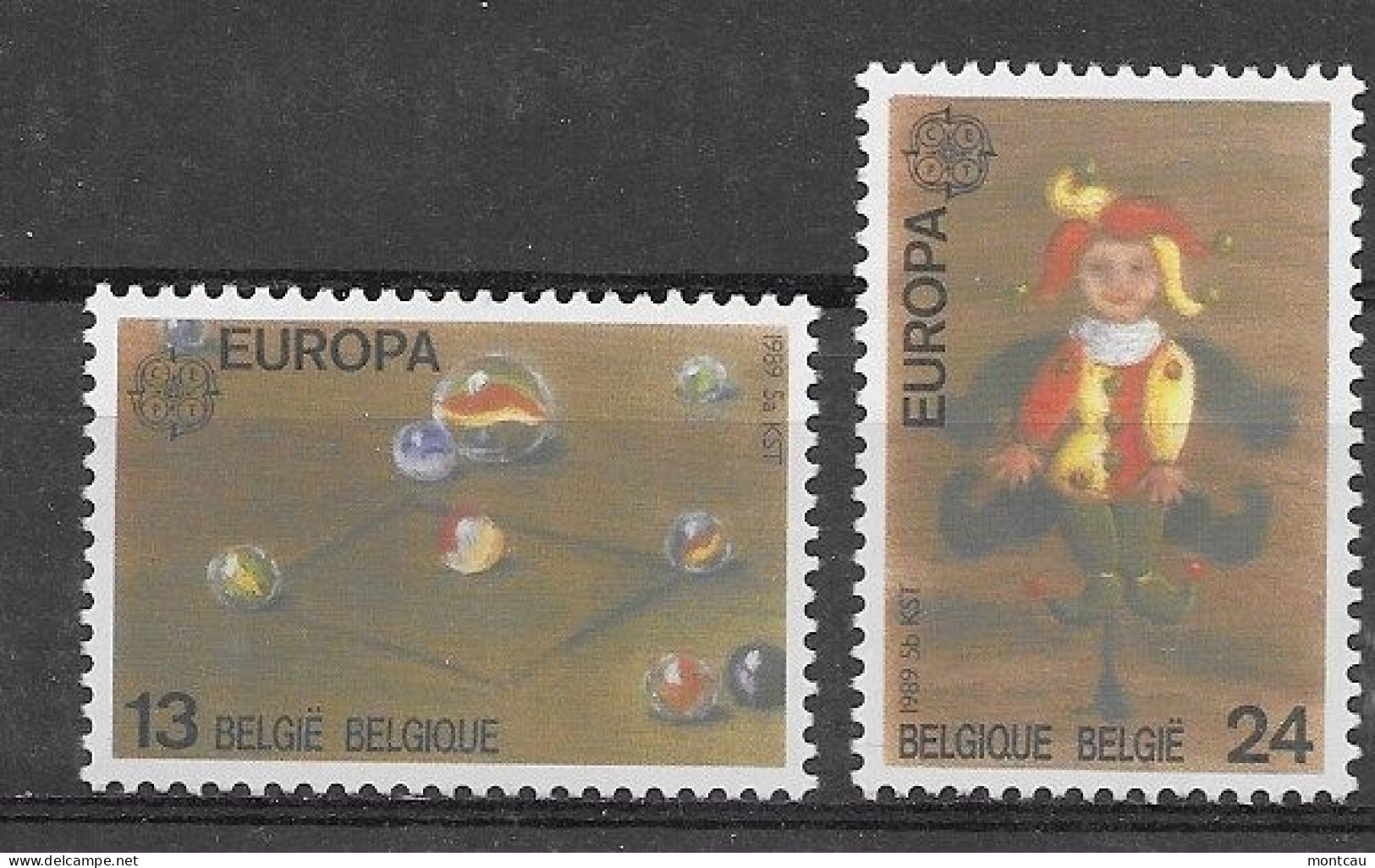 Belgique 1989.  Europa Mi 2375-76  (**) - 1989
