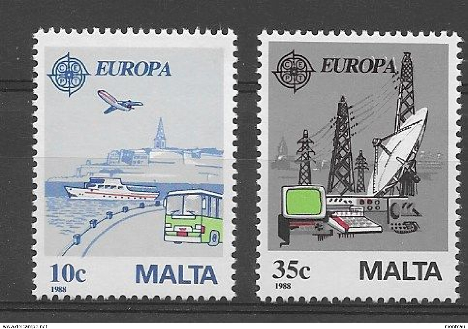Malta 1988.  Europa Mi 794-95  (**) - 1988
