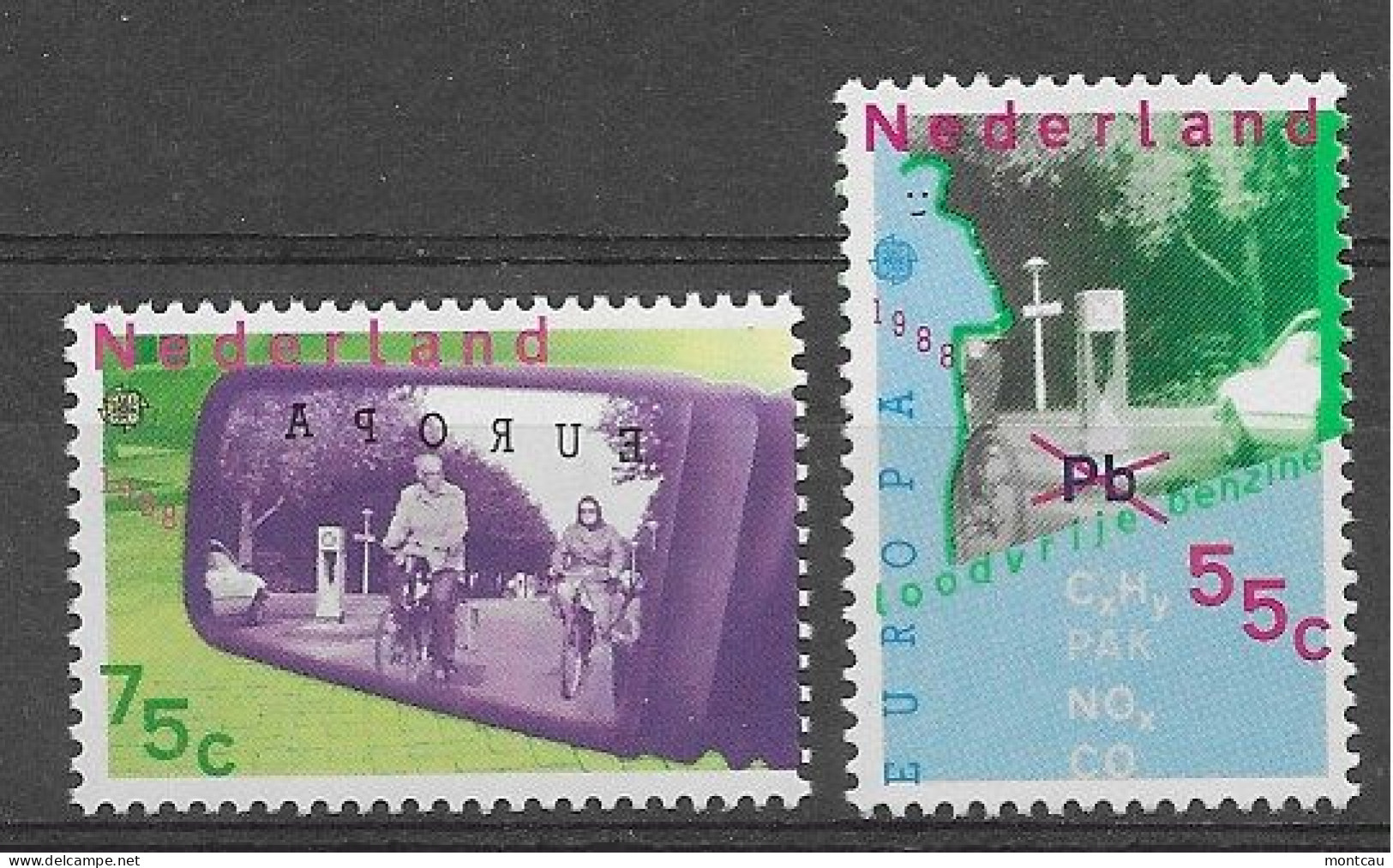 Nederland 1988.  Europa Mi 1343-44  (**) - 1988