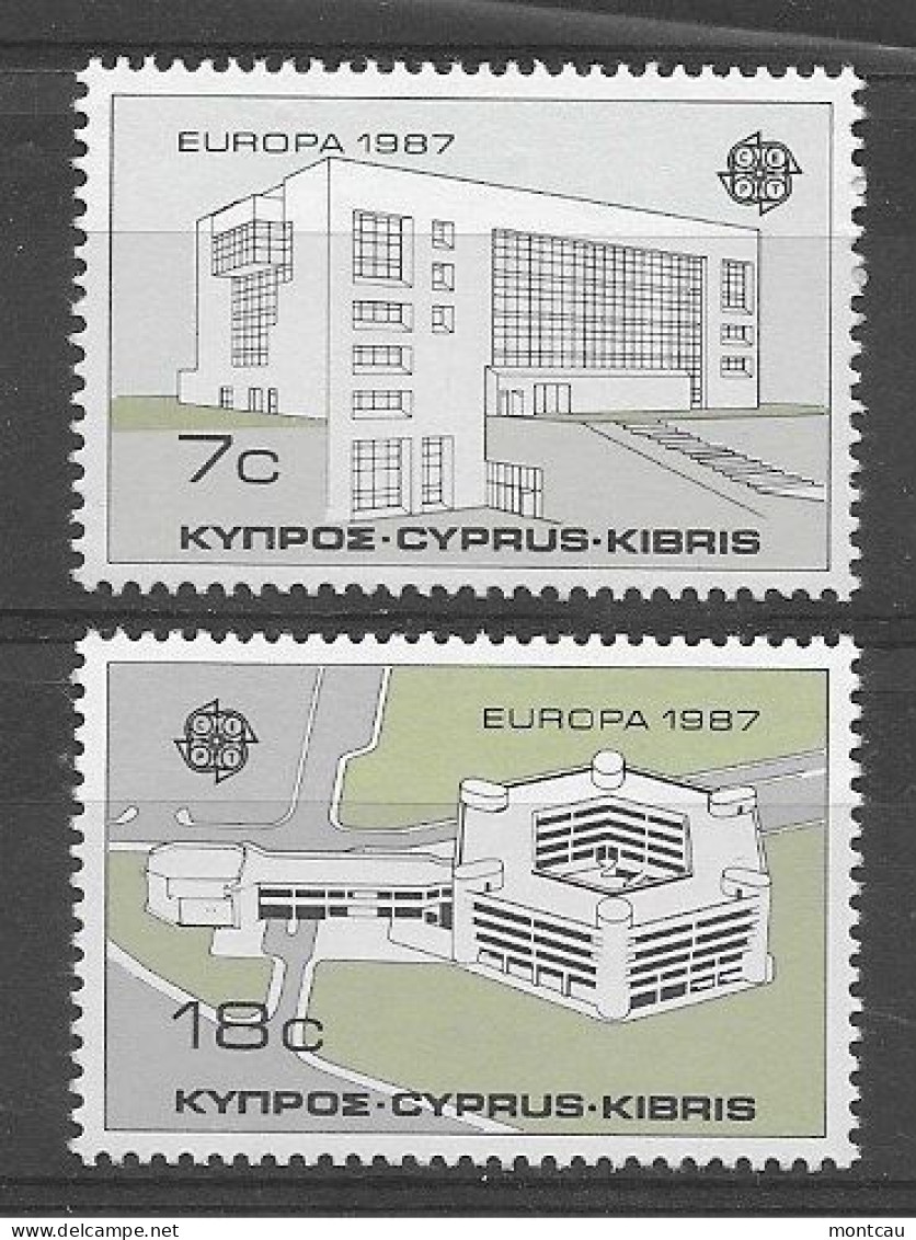 Cyprus 1987.  Europa Mi 681-82  (**) - 1987