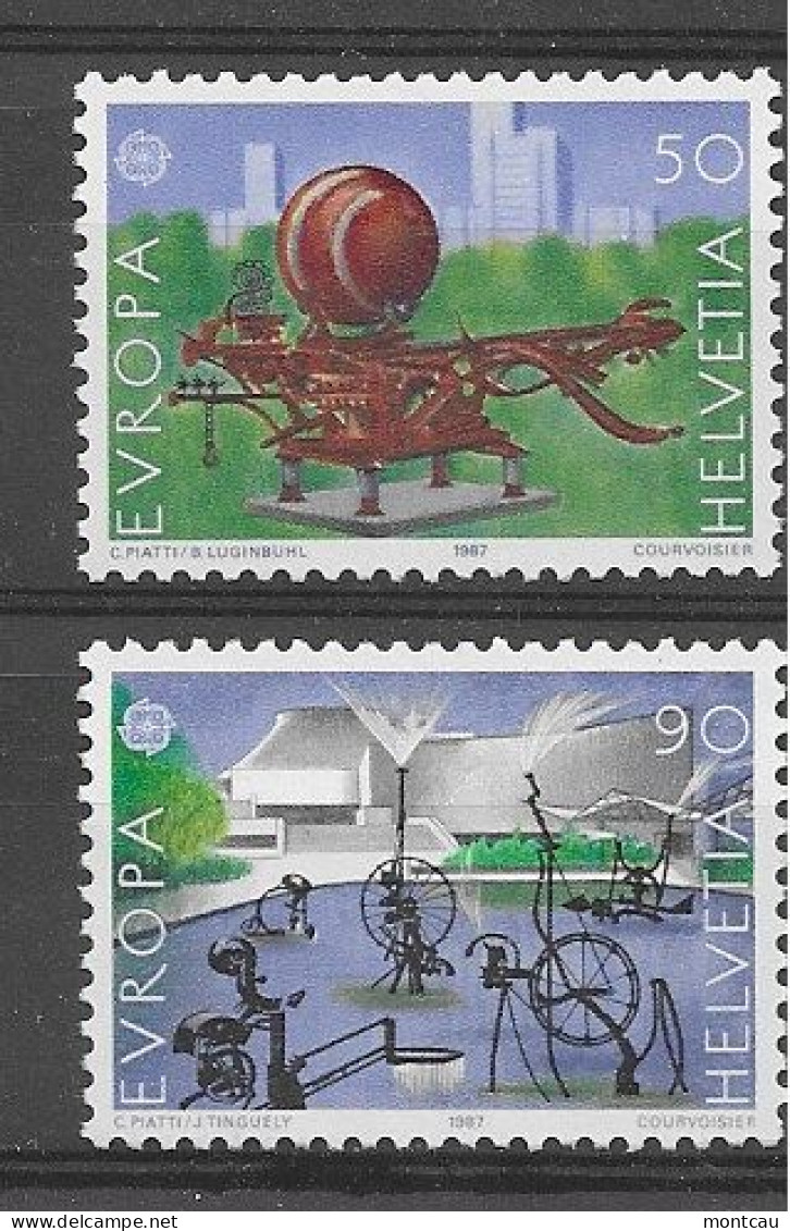 Switzerland 1987.  Europa Mi 1349-50  (**) - 1987