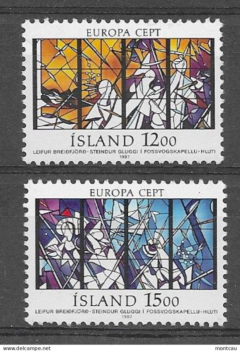 Iceland 1987.  Europa Mi 665-66  (**) - 1987