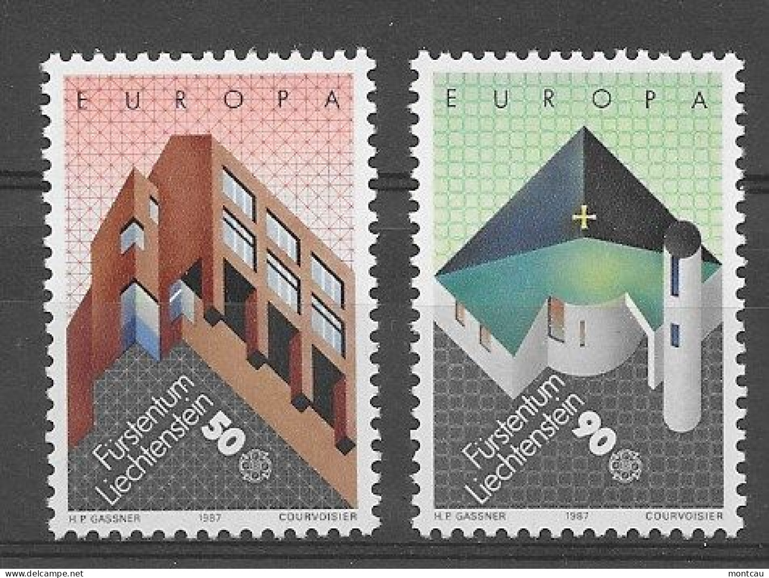 Liechtenstein 1987.  Europa Mi 916-17  (**) - 1987