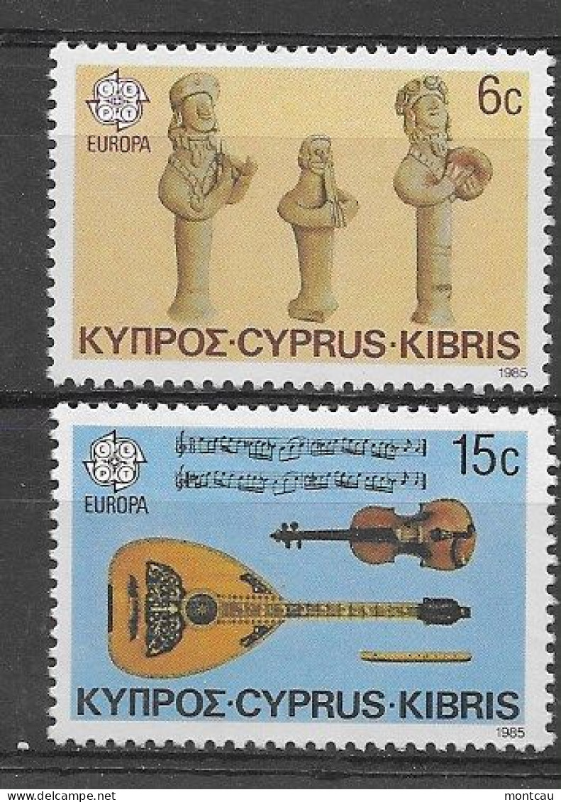 Cyprus 1985.  Europa Mi 641-42  (**) - 1985