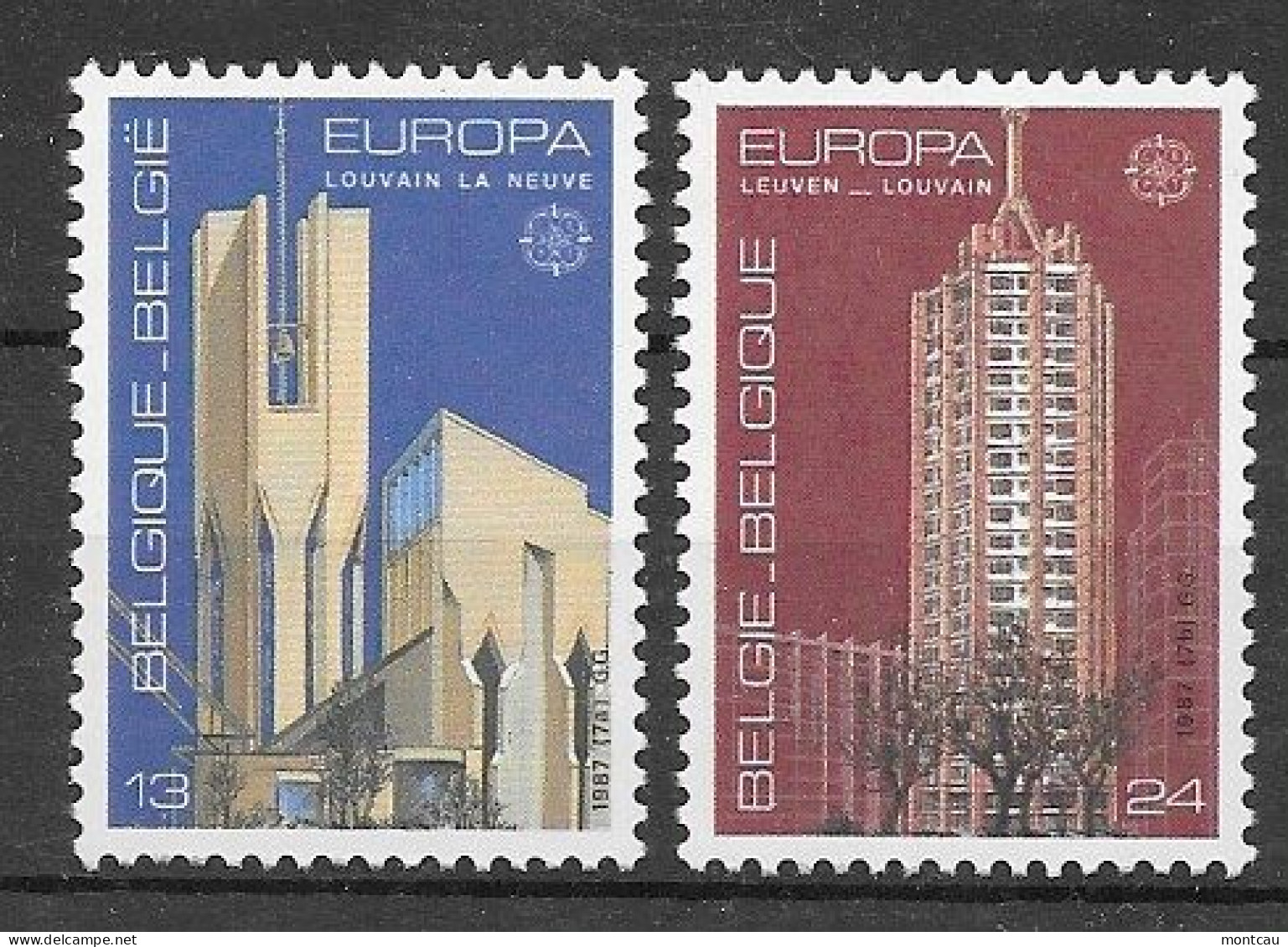 Belgique 1987.  Europa Mi 2303-04  (**) - 1987