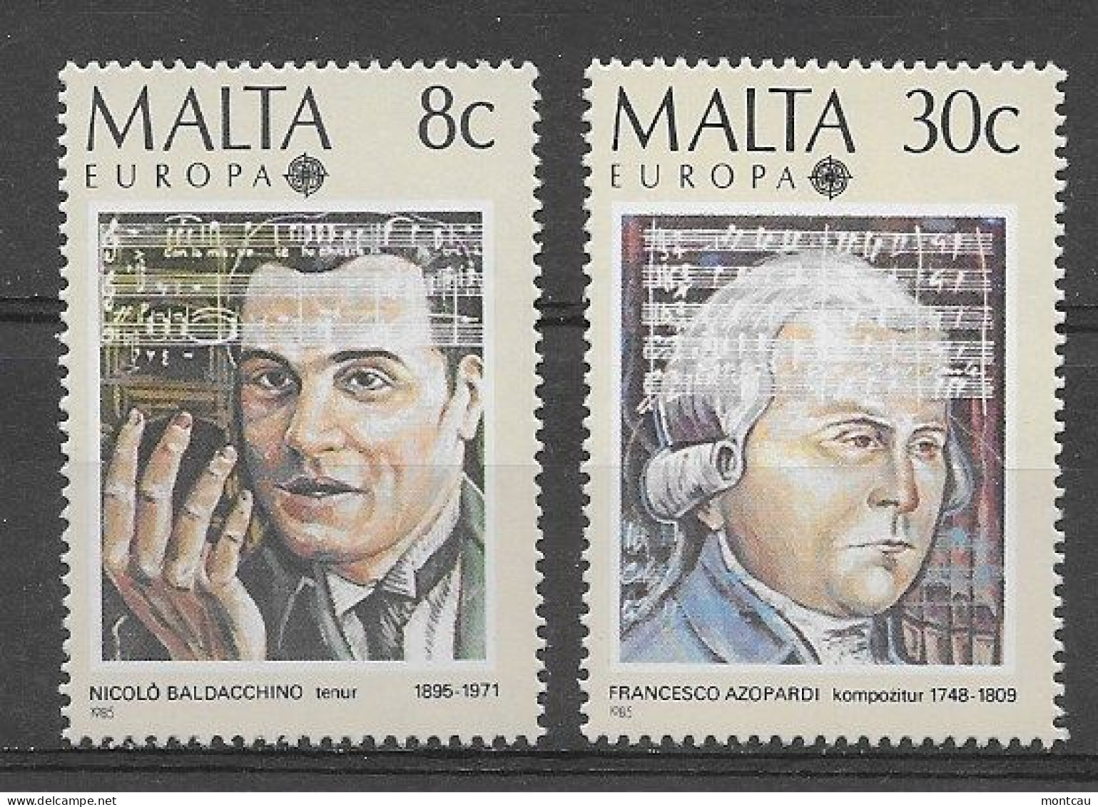 Malta 1985.  Europa Mi 726-27  (**) - 1985