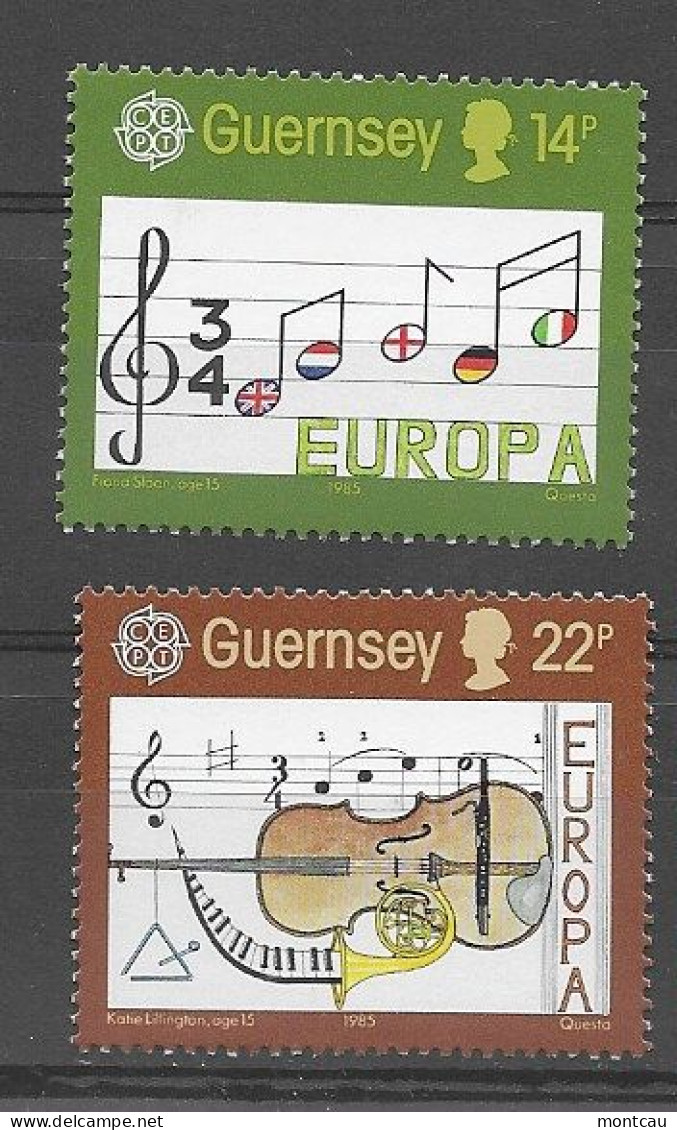 Guernsey 1985.  Europa Mi 322-23  (**) - 1985