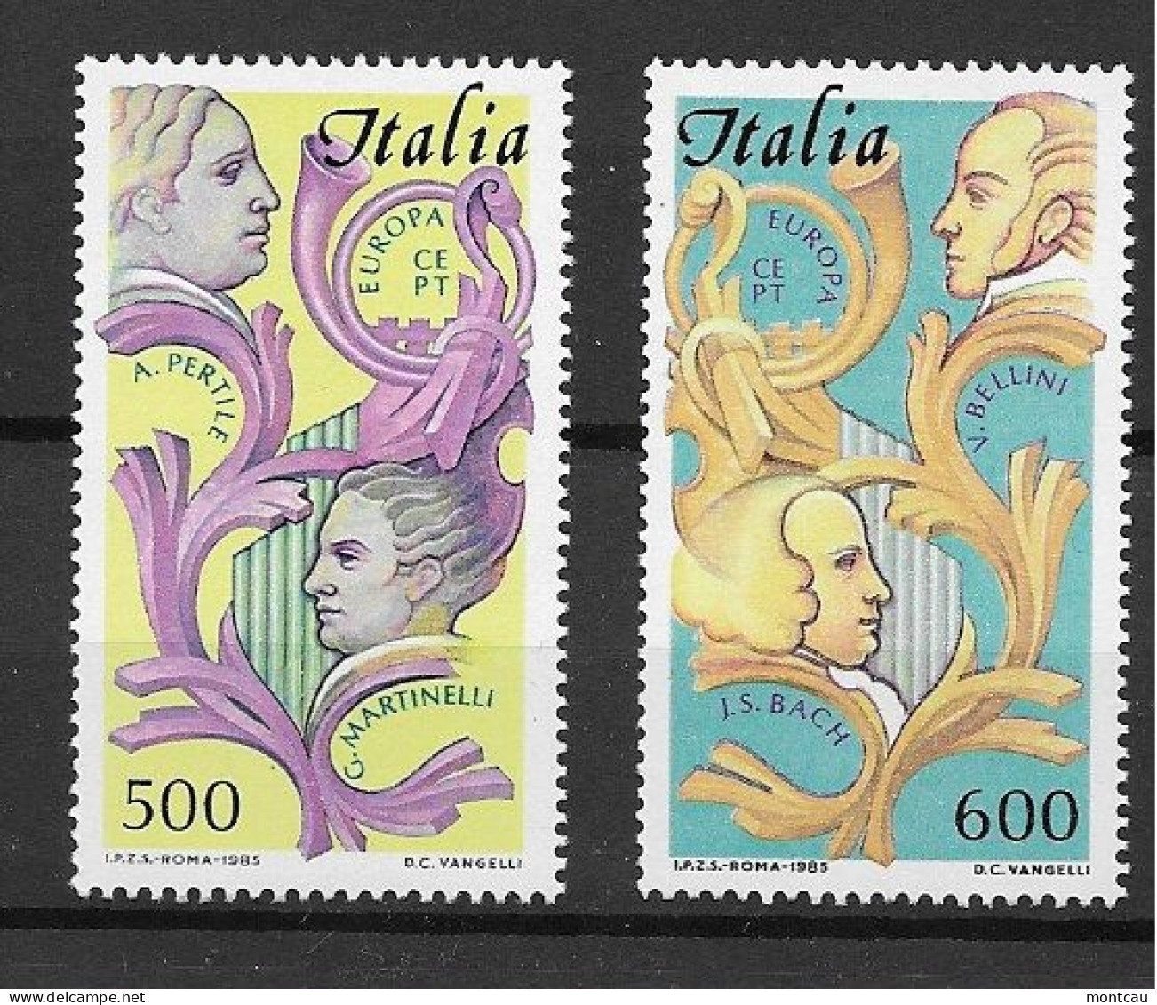 Italia 1985.  Europa Mi 1932-33  (**) - 1985