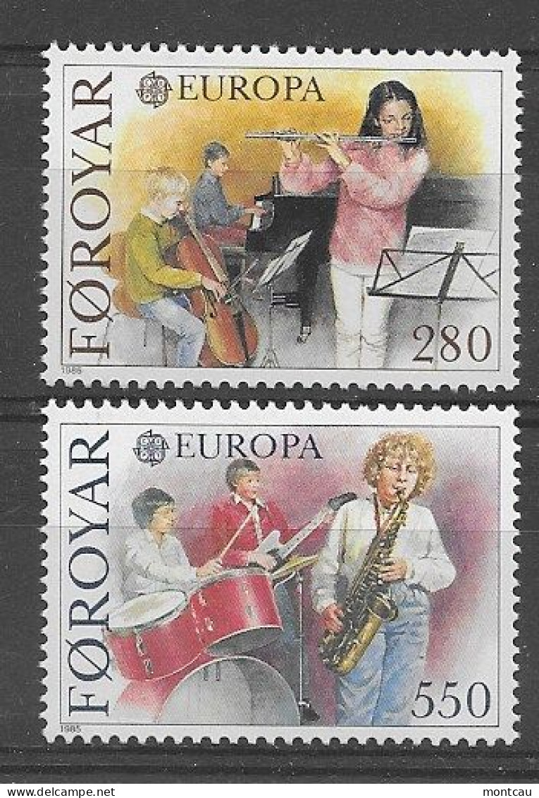 Faroe Islands 1985.  Europa Mi 116-17  (**) - 1985