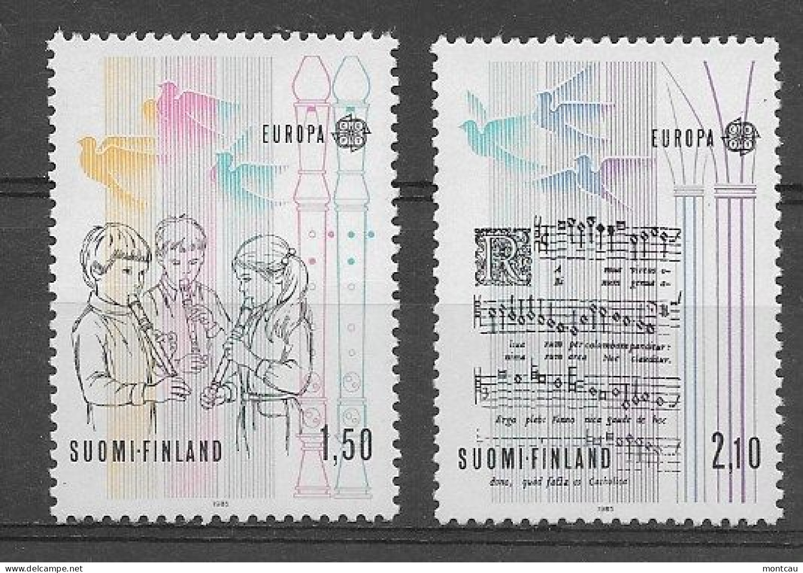 Finland 1985.  Europa Mi 968-69  (**) - 1985