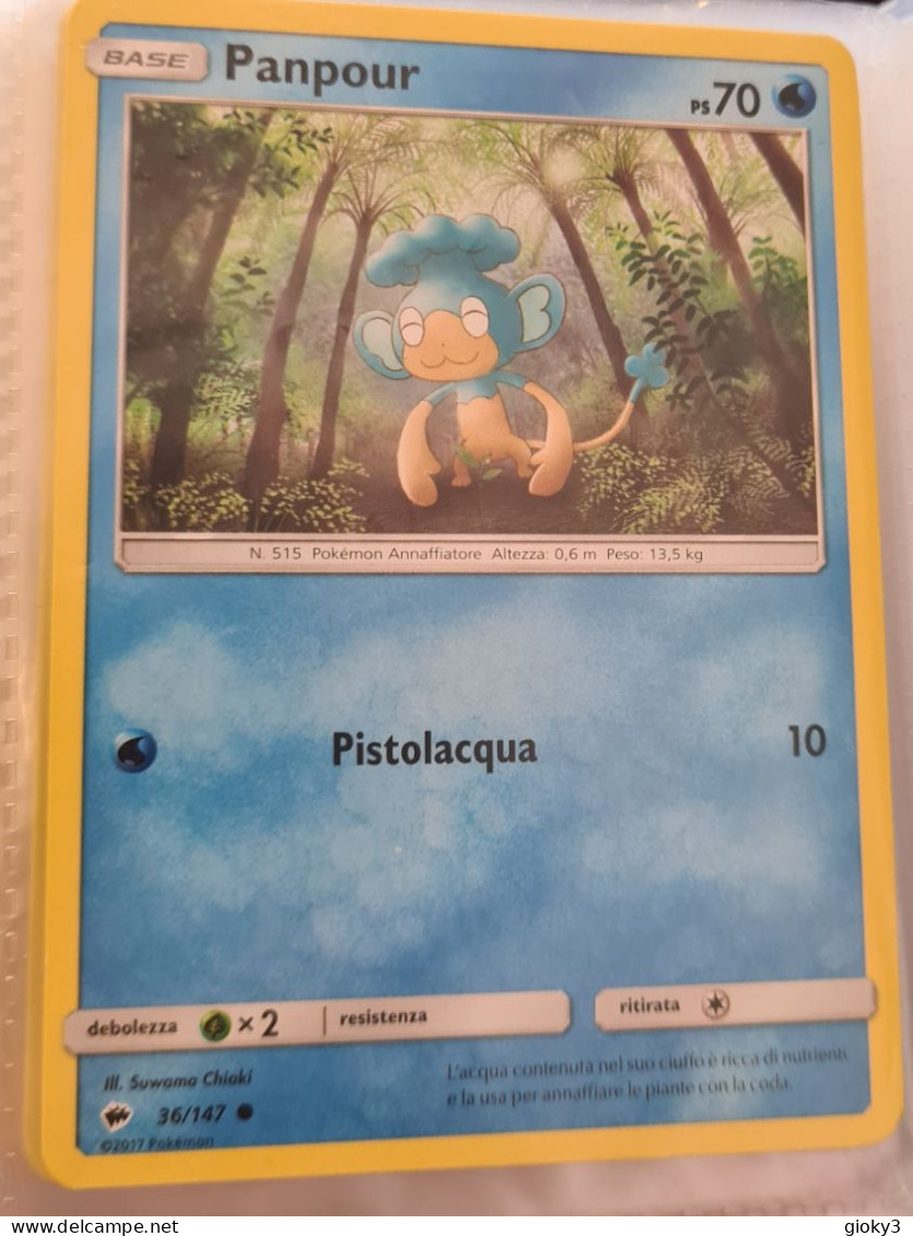 CARTA POKEMON PAMPOUR PS 70 - Autres & Non Classés