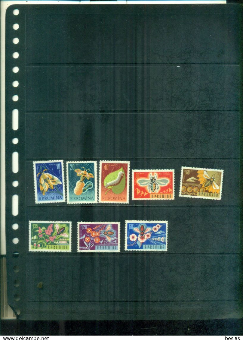 ROUMANIE INSECTES 8 VAL NEUFS A PARTIR DE 1.75 EUROS - Unused Stamps