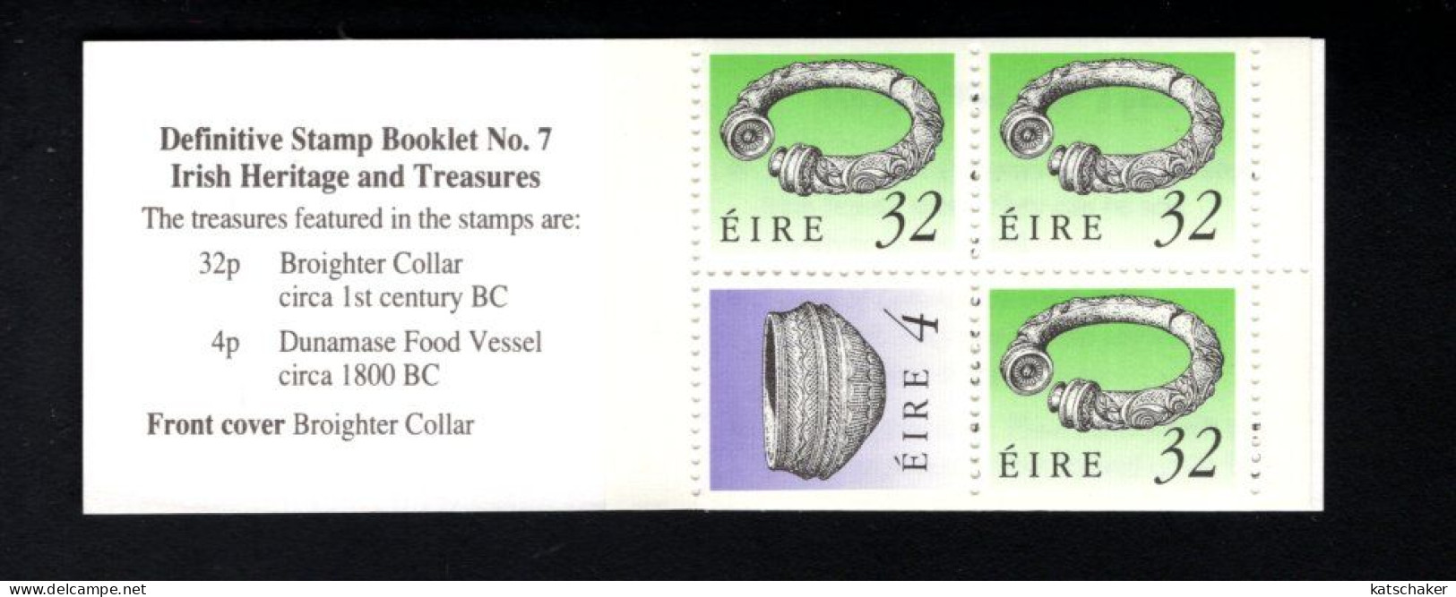 1997054873 1990  SCOTT 781C  (XX) POSTFRIS  MINT NEVER HINGED - ART TREASURES OF IRELAND BOOKLET 7 - Ungebraucht