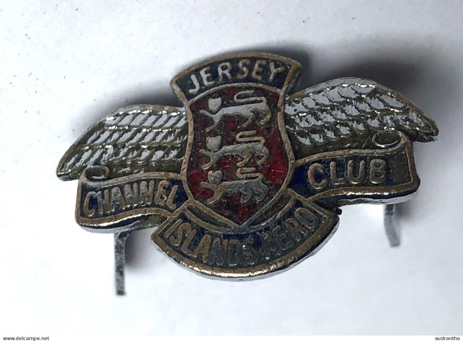 Rare Insigne Jersey Channel Islands Aeroclub - Aviation - St Peter - Otros & Sin Clasificación