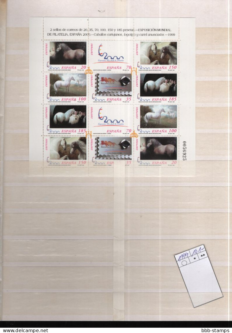 Spanien Year Cpl As Shown Mnh/** 1999 - Volledige Jaargang