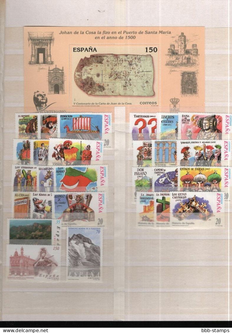 Spanien Year Cpl As Shown Mnh/**  2000 (sheets 77/83 Missin) - Full Years