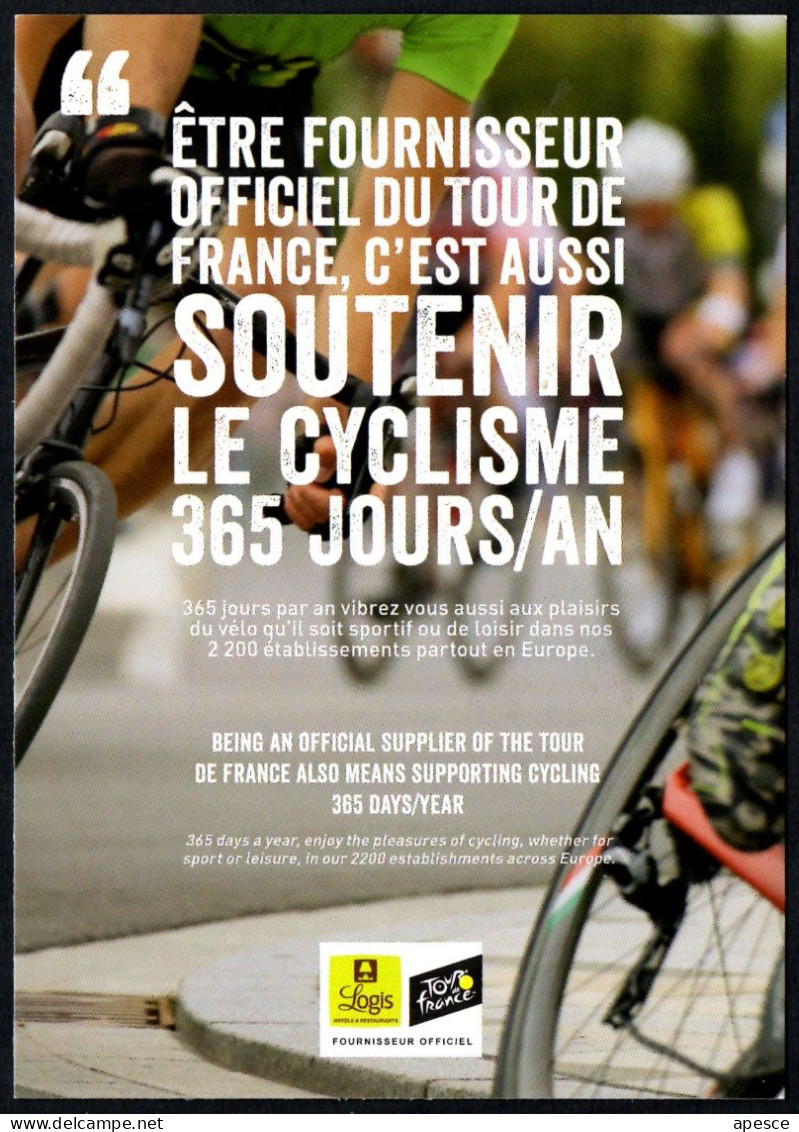 CYCLING - FRANCE - LOGIS HOTELS & RESTAURANTS - OFFICIAL SUPPLIER OF THE TOUR DE FRANCE - I - Hotels & Gaststätten