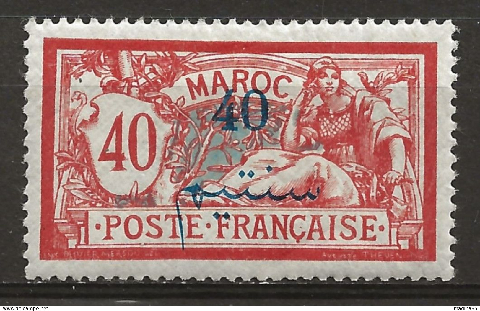 MAROC Colo:, *, N° YT 34, Ch., TB - Unused Stamps