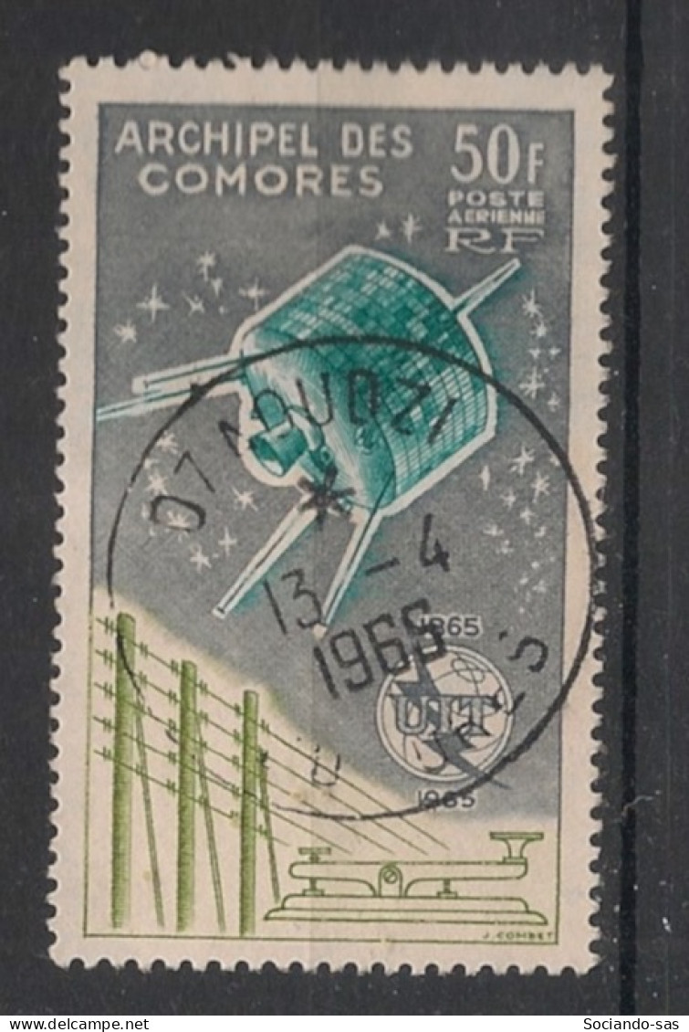 COMORES - 1965 - Poste Aérienne PA N°YT. 14 - UIT - Oblitéré / Used - Used Stamps