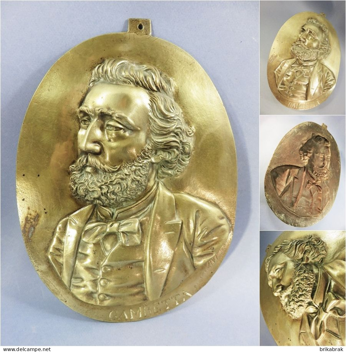 ° MEDAILLE GAMBETTA EN BRONZE @ Politique République Député - Bronzes