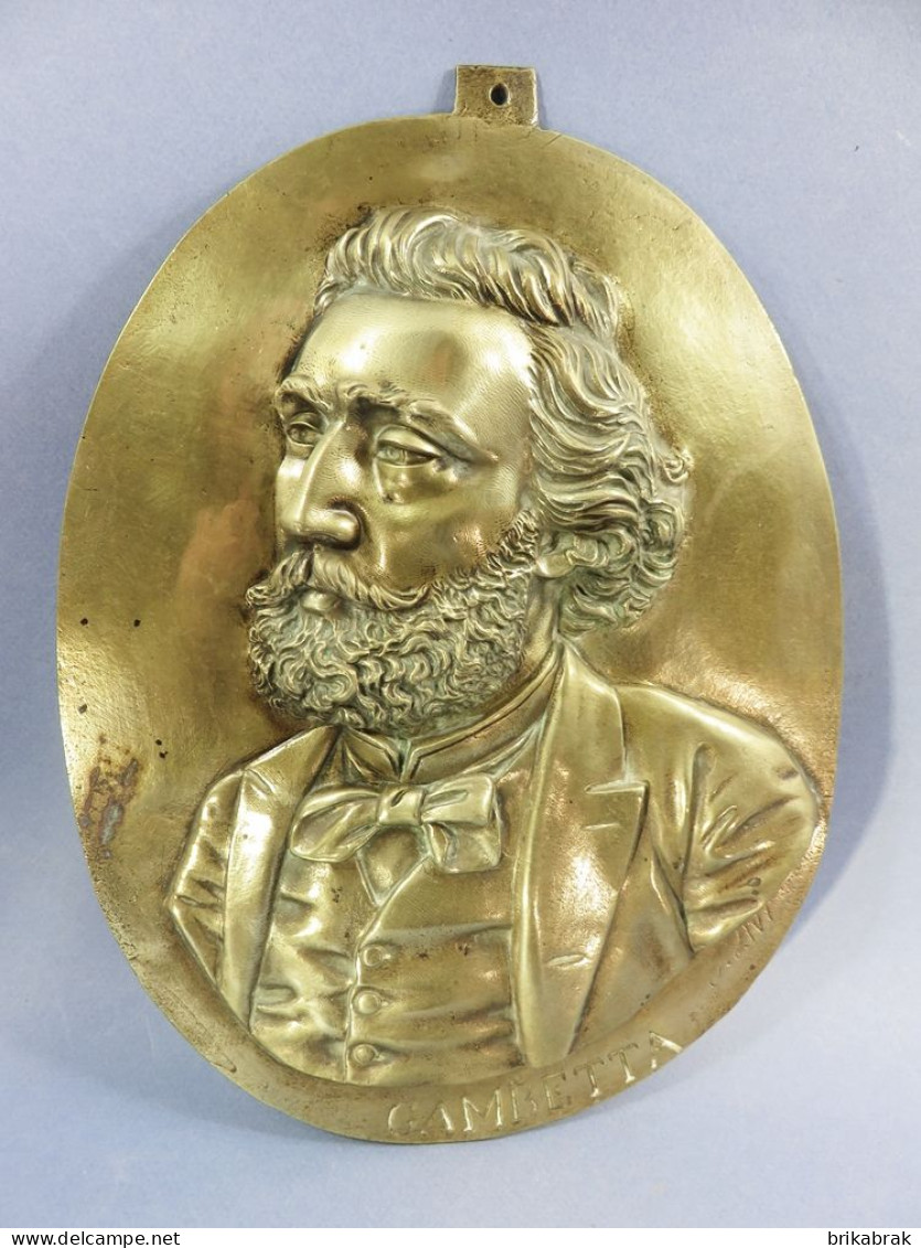 ° MEDAILLE GAMBETTA EN BRONZE @ Politique République Député - Bronces