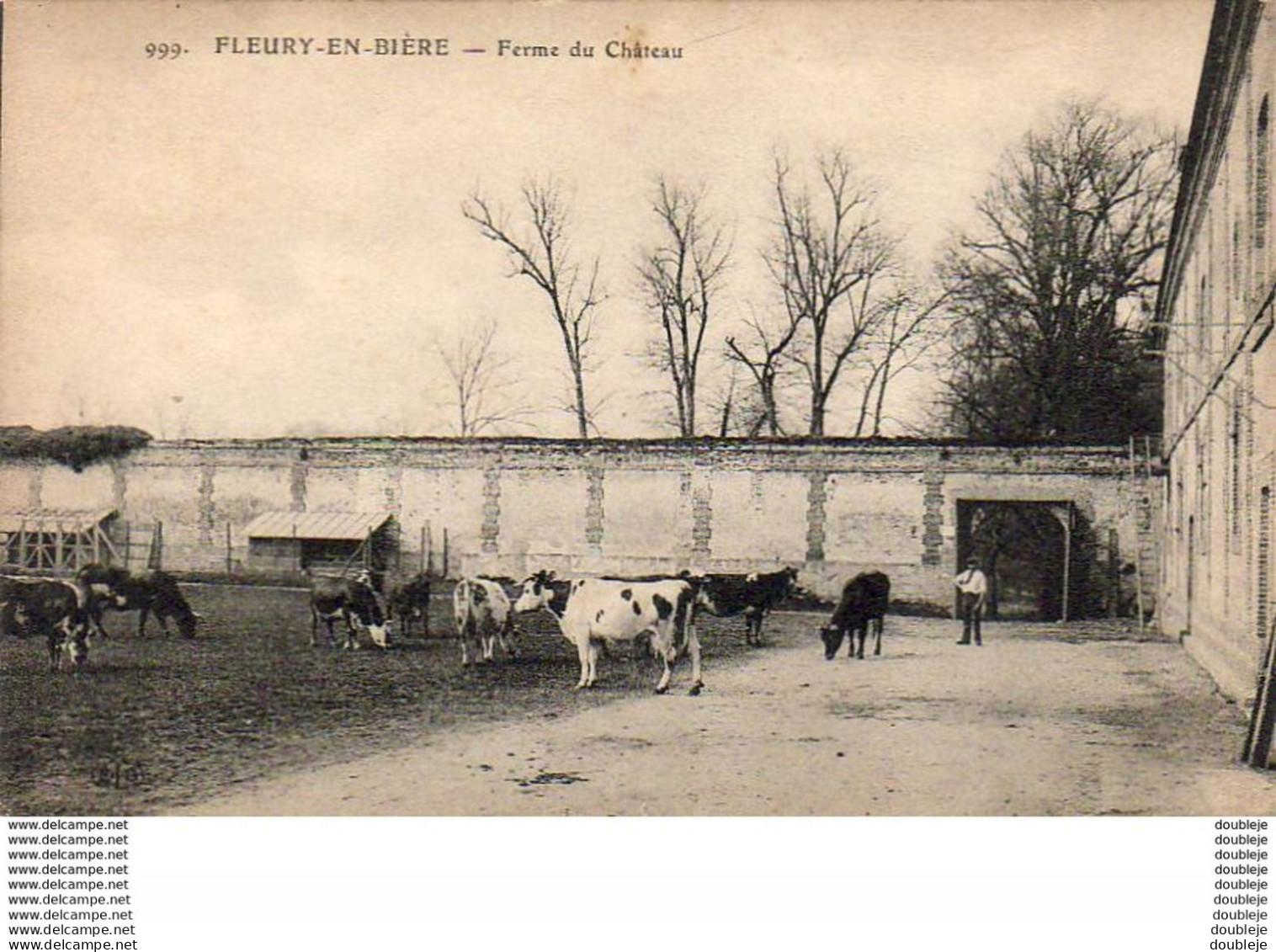 D77  FLEURY  EN BIERE  Ferme Du Château - Perthes