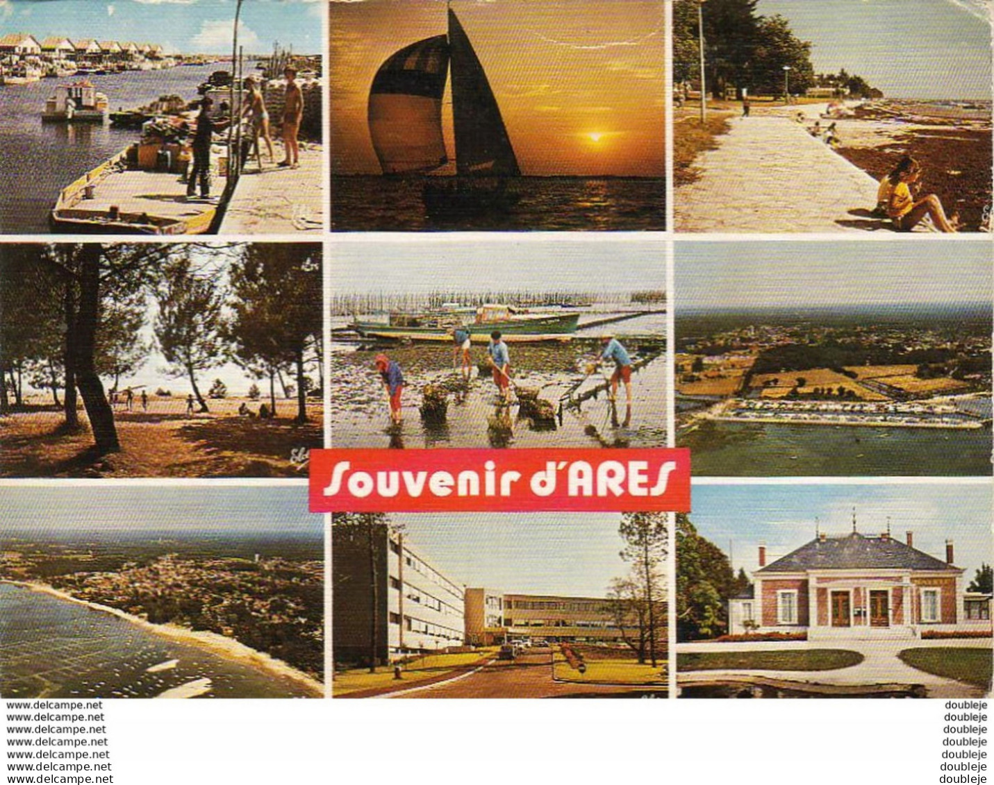 D33  ARÈS Souvenir D'Arès  ..... Multivue - Arès