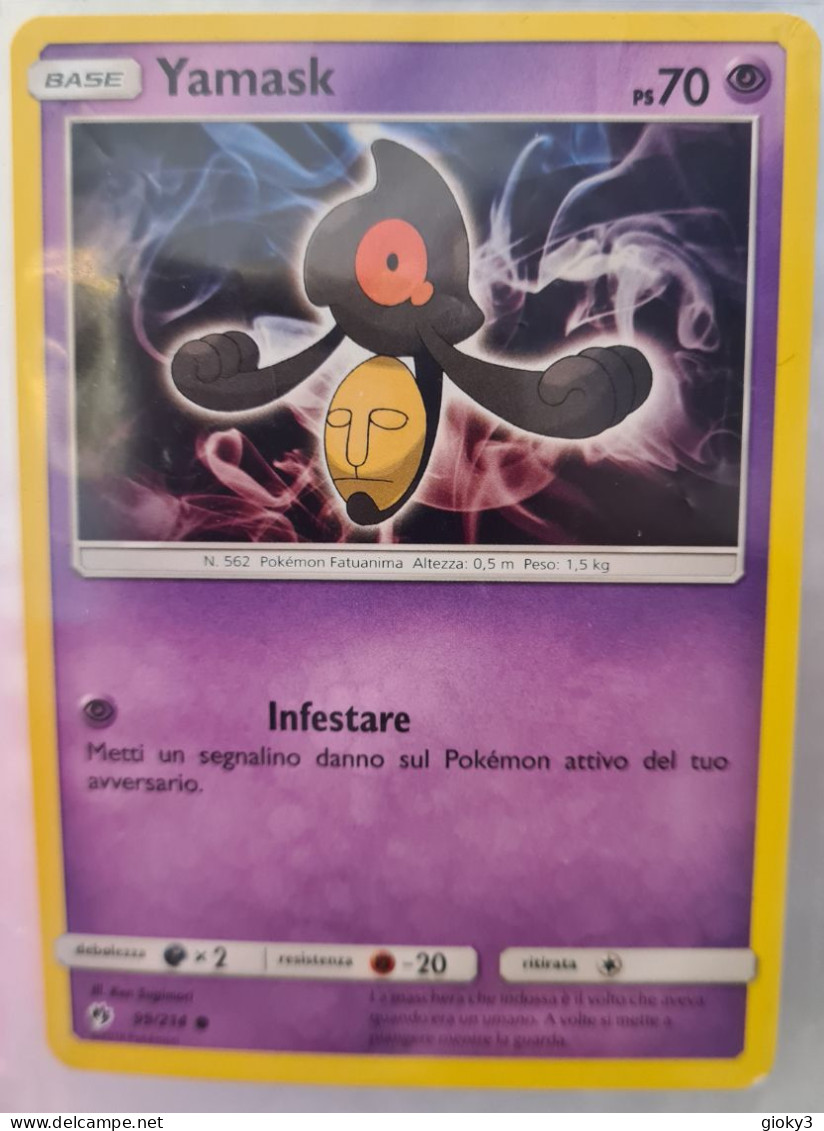 CARTA POKEMON YAMASK PS 70 - Other & Unclassified