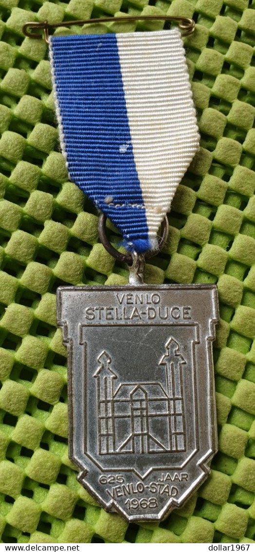 Medaile :  Venlo Stella-duce , 625 Jaar Venlo-stad 1968 .  -  Original Foto  !!  Medallion  Dutch - Sonstige & Ohne Zuordnung