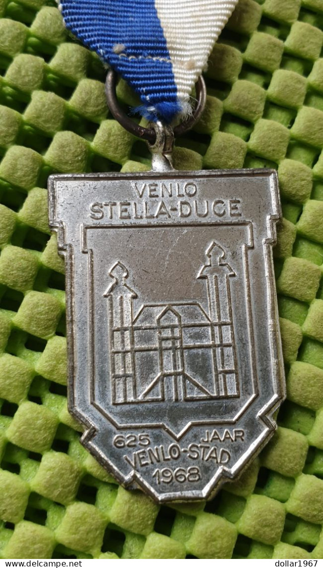 Medaile :  Venlo Stella-duce , 625 Jaar Venlo-stad 1968 .  -  Original Foto  !!  Medallion  Dutch - Other & Unclassified