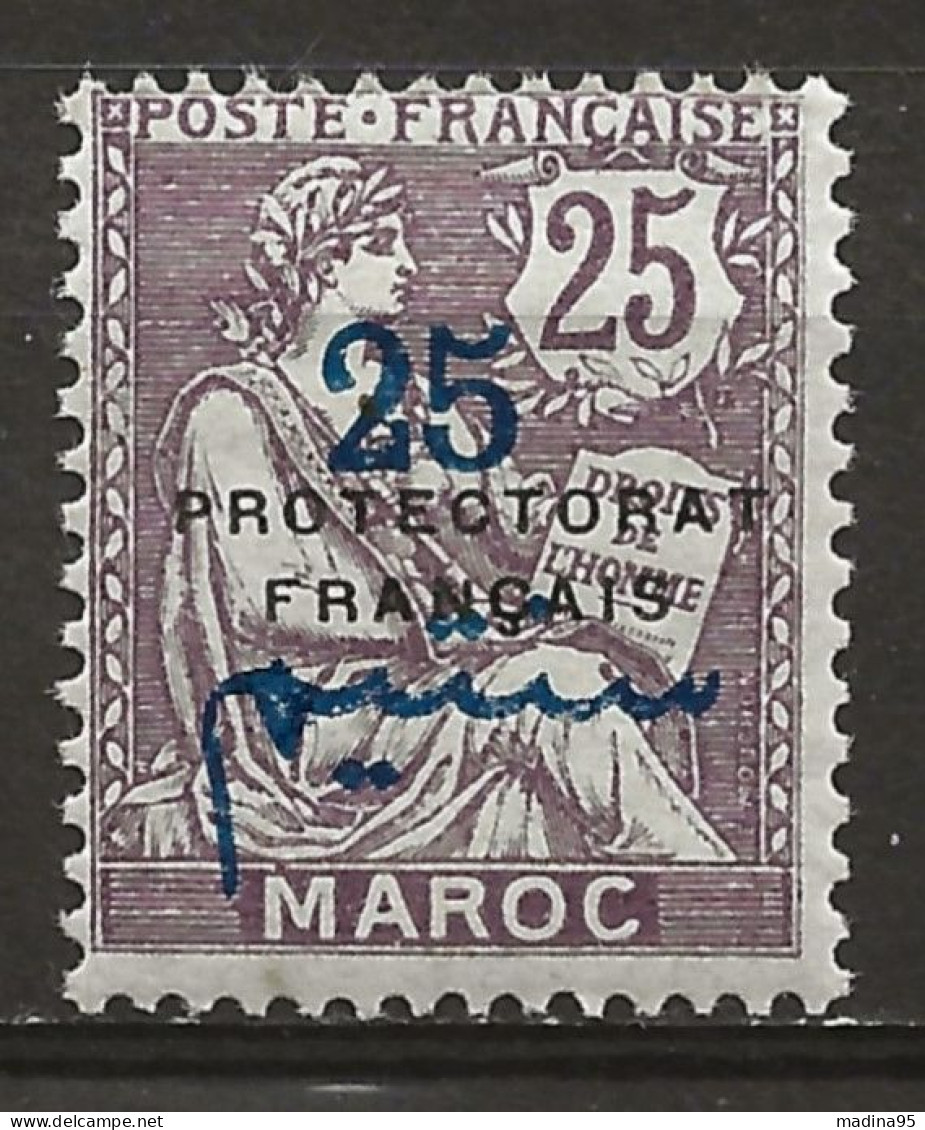 MAROC Colo:, *, N° YT 45, Ch., TB - Unused Stamps