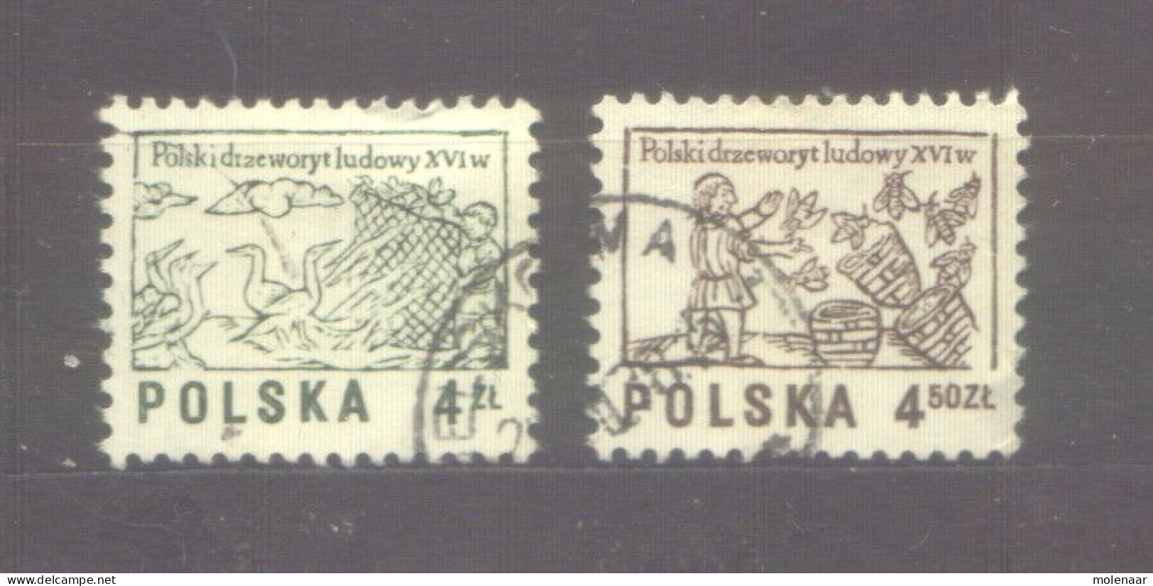 Postzegels > Europa > Polen > 1944-.... Republiek > 1971-80 > Gebruikt No. 2534-2533  (241150) - Gebraucht