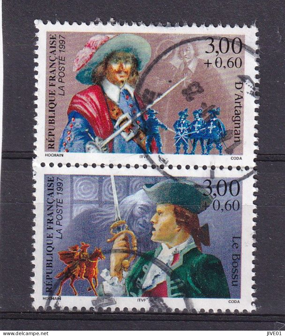 FRANCE 1997 OBLITERES : Y/T N° 3117 3120 ATTENANTS - Gebraucht