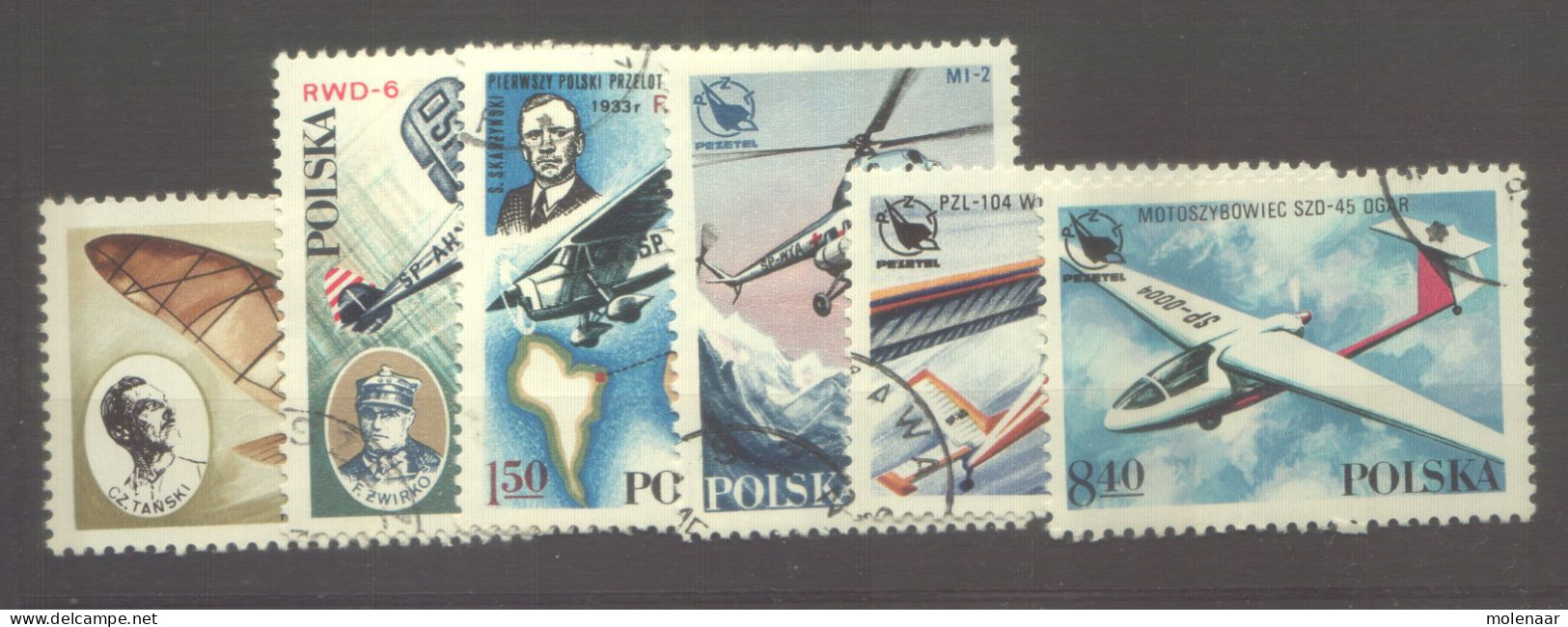 Postzegels > Europa > Polen > 1944-.... Republiek > 1971-80 > Gebruikt No. 2548-2553  (24153) - Used Stamps