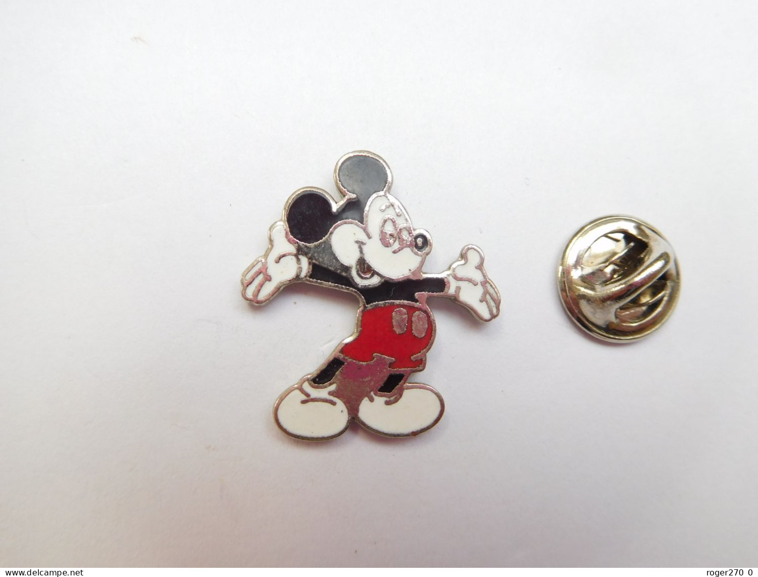 Beau Pin's En EGF , Disney , Mickey , Argent , Signé M/M Praesente - Disney