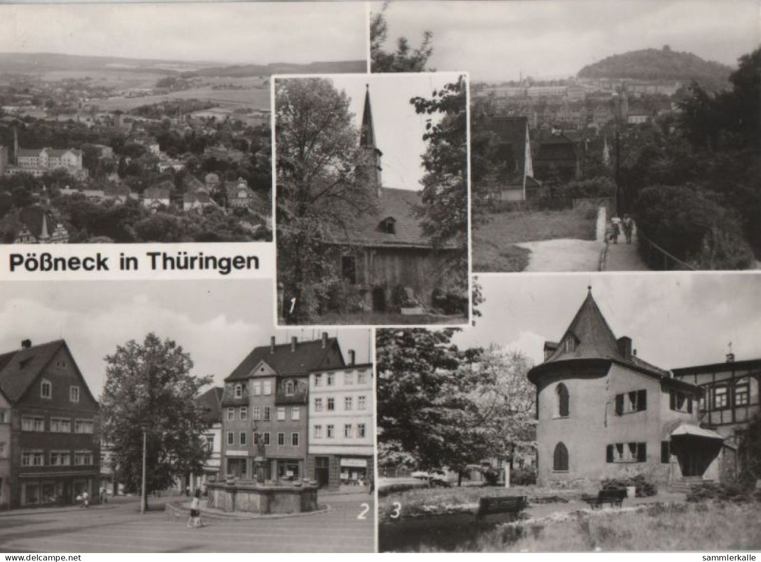 78409 - Pössneck - U.a. Glockenturm - 1979 - Poessneck