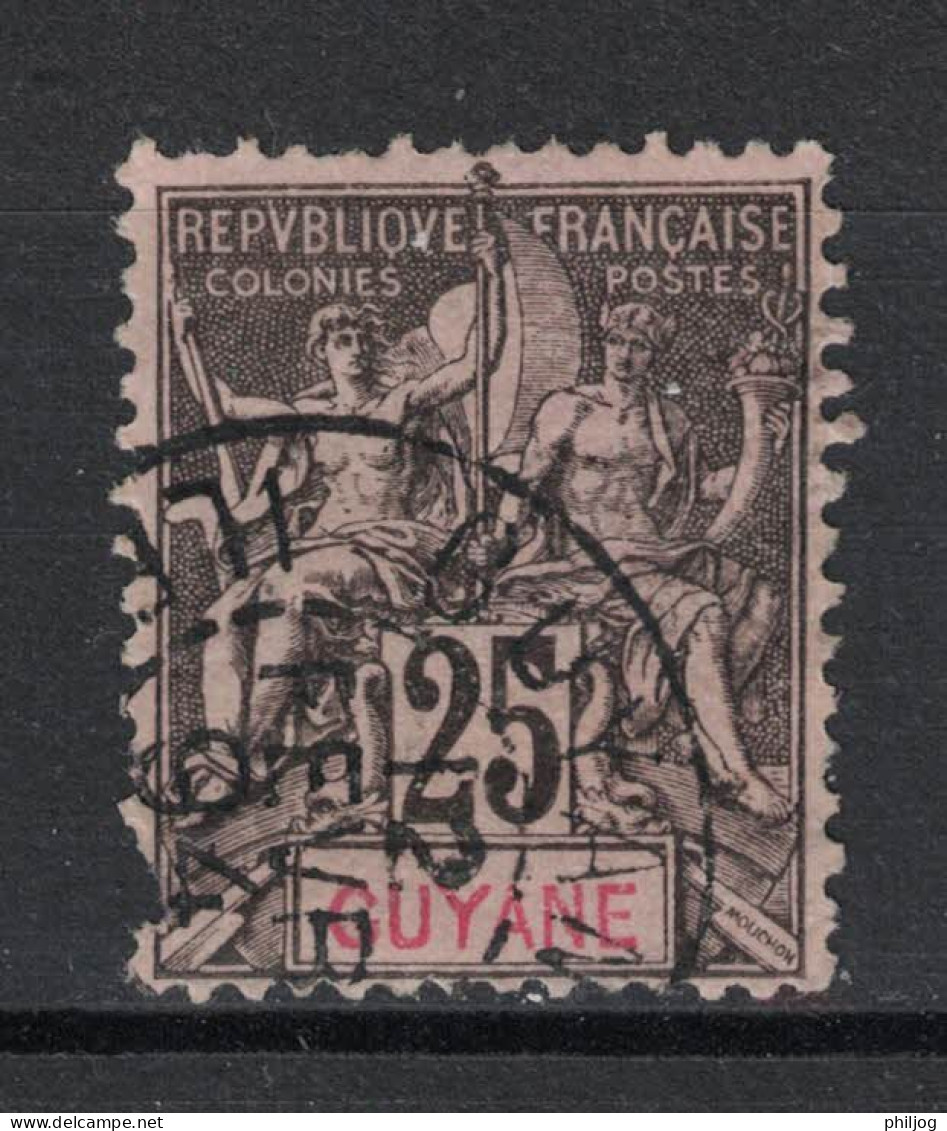 Guyane - French Guiana - Yvert 37 Oblitéré  ILE DU SALUT - Scott#42 - Used Stamps