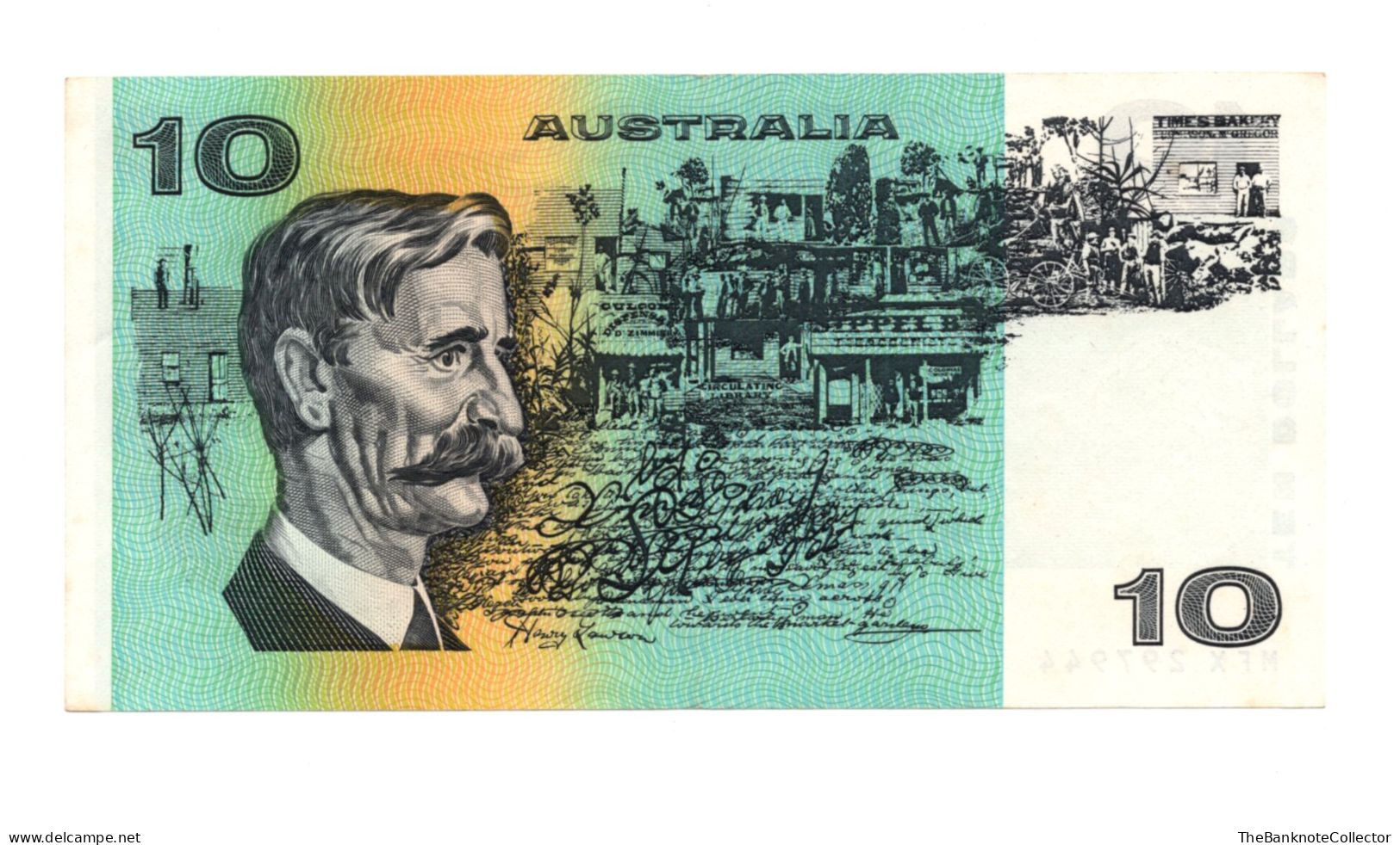 Australia 10 Dollars ND 1991 Fraser & Cole Signature P-40 Extreme Fine - 1974-94 Australia Reserve Bank (paper Notes)