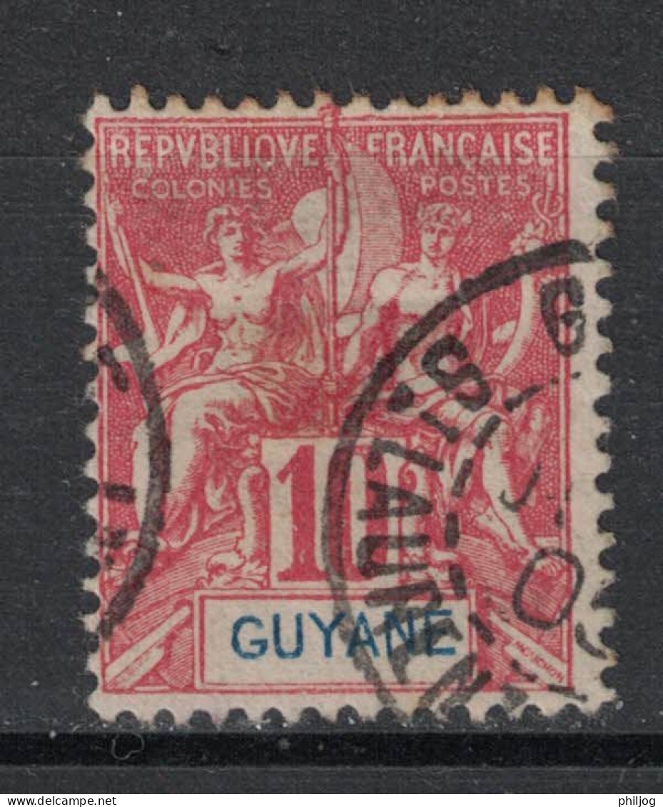 Guyane - French Guiana - Yvert 44 Oblitéré ST-LAURENT-DU-MARONI - Scott#38 - Used Stamps