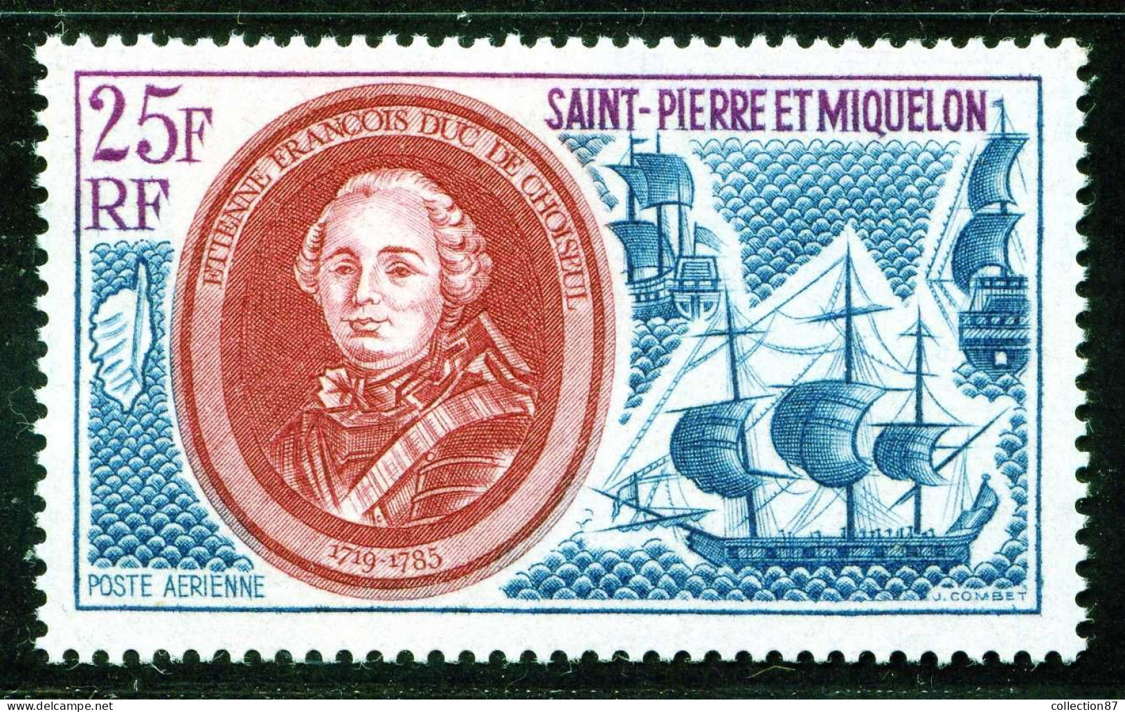 REF 086 > SAINT PIERRE Et MIQUELON < PA N° 50 * < Neuf Ch Voir Dos - MH * < SPM Poste Aérienne - Aéro  Air Mail - Nuevos