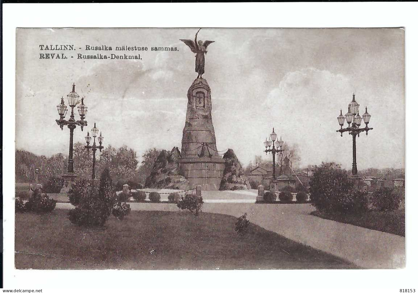 TALLINN  -  Russalka Denkmal  1922 - Estland