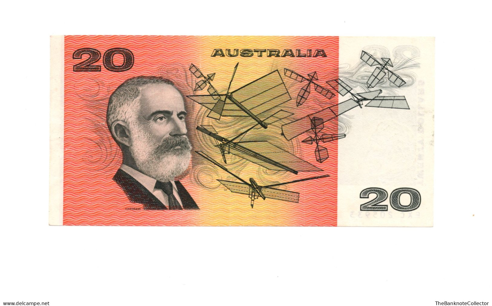 Australia 20 Dollars ND 1985 Johnson Frasers Signature P-43 UNC Foxed Margin - 1974-94 Australia Reserve Bank (Banknoten Aus Papier)