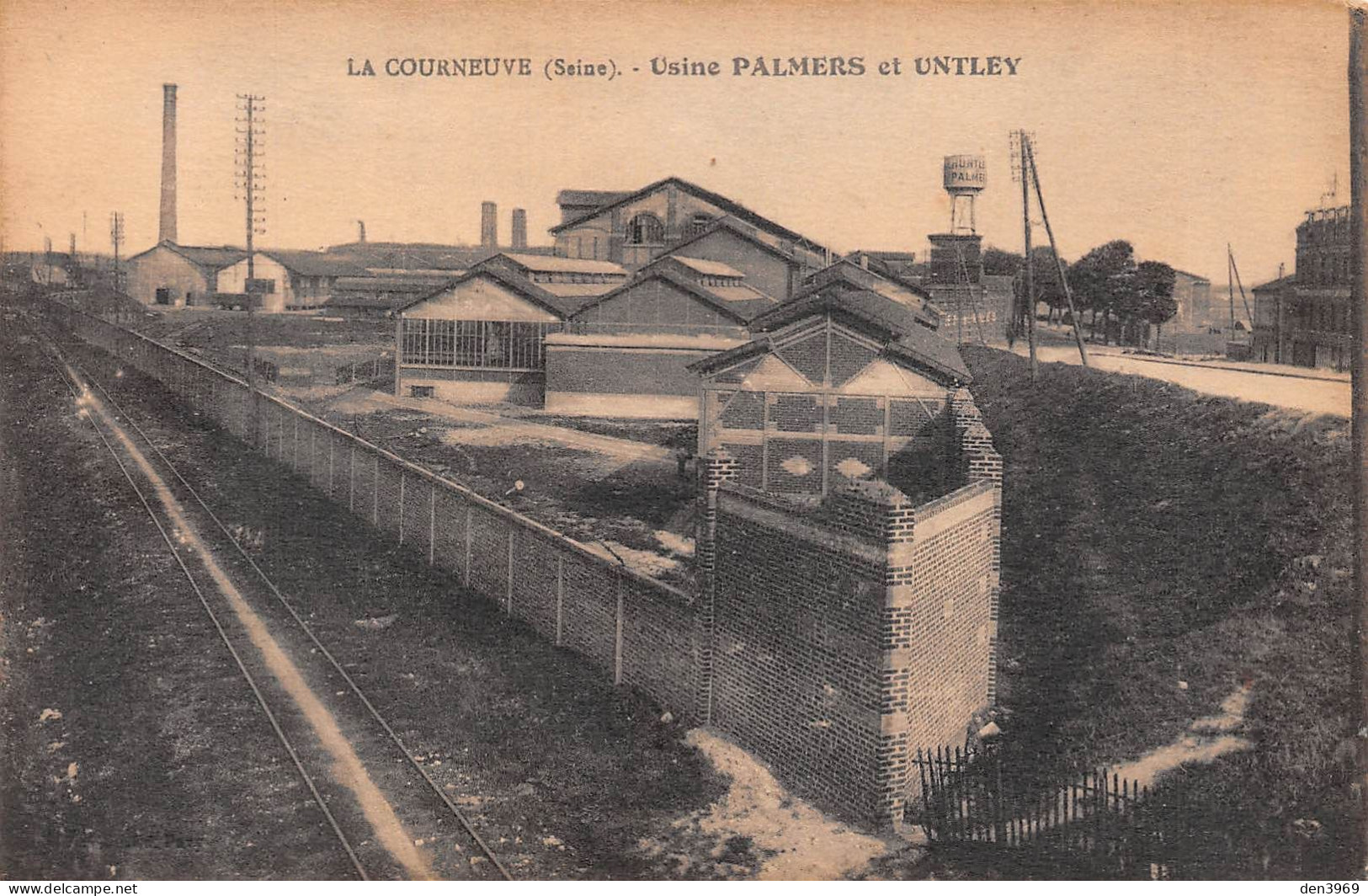 La COURNEUVE (Seine-Saint-Denis) - Usine Palmers Et Untley - Voie Ferrée - La Courneuve