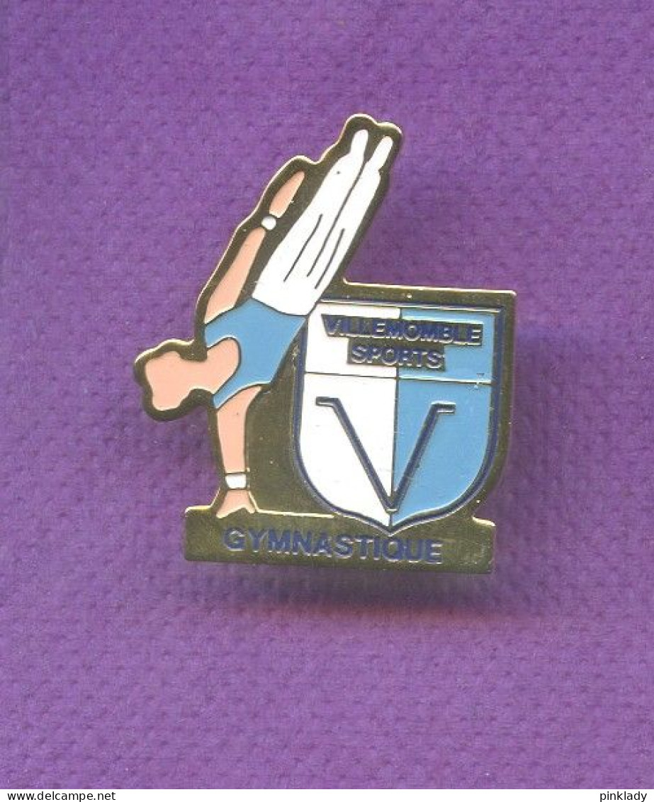 Rare Pins Gymnastique Homme Villemomble Q392 - Gymnastique