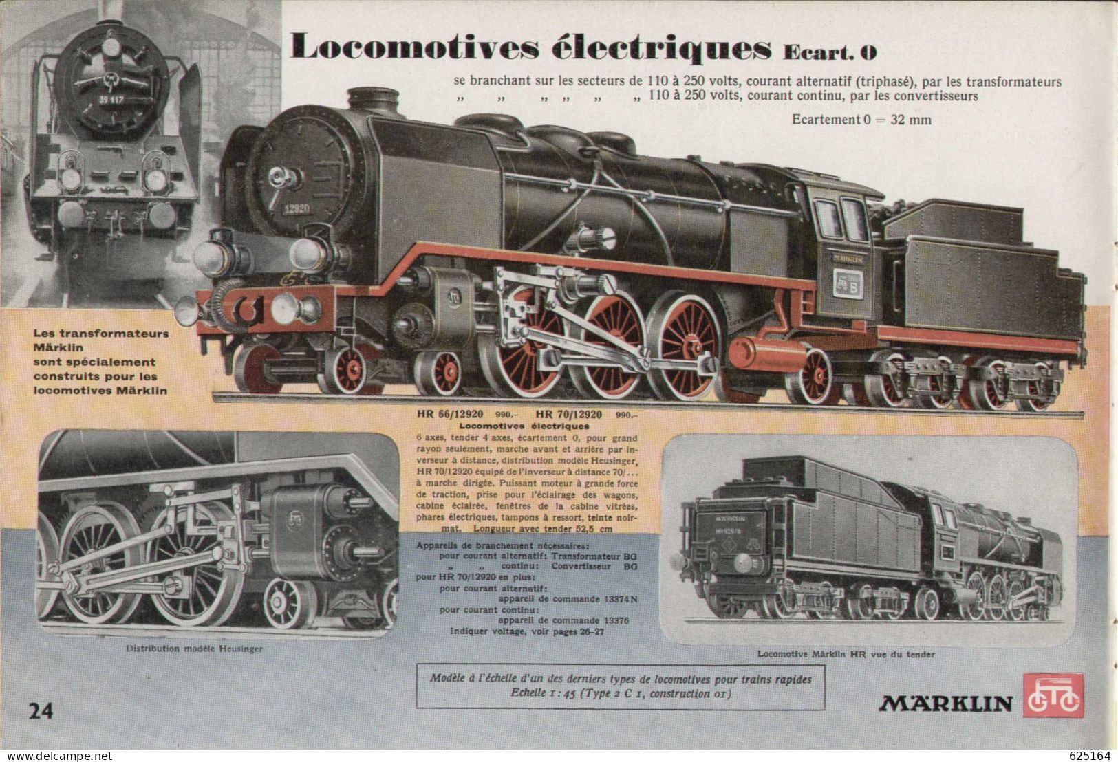 catalogue Märklin 1938/39 Trains électriques et mécaniques écart. 00  et 0 - Machines à vapeur - Automobiles - Canons