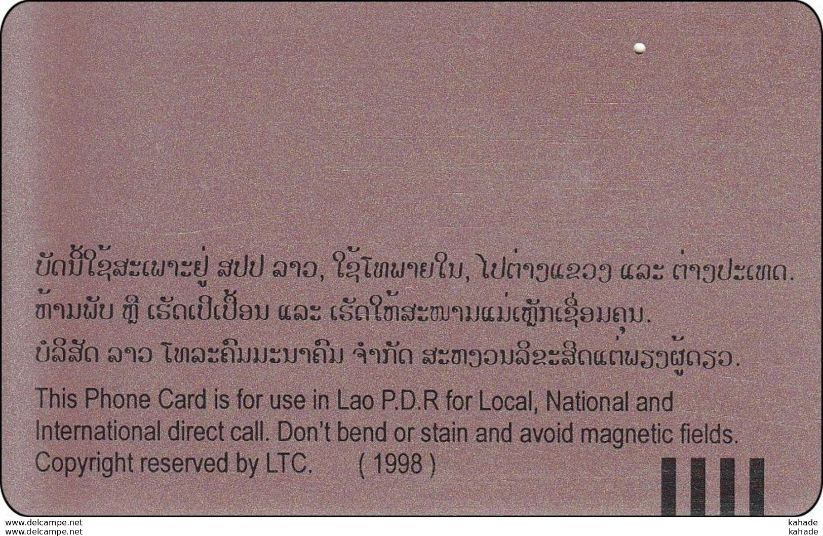 Laos Phonecard Tamura  Boat Racing, Vientiane - One Punch - Laos