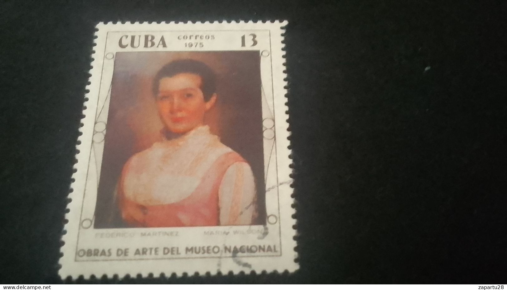 CUBA- 1980-90   13  C.     DAMGALI - Gebruikt